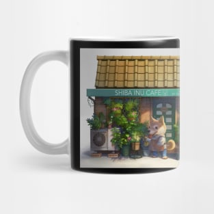 shiba inu cafe Mug